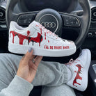 Red Black Blood Drip Custom Air Force 1-shecustomize