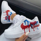 Red Blue Spider - Man Avengers Drip Custom Air Force 1-shecustomize