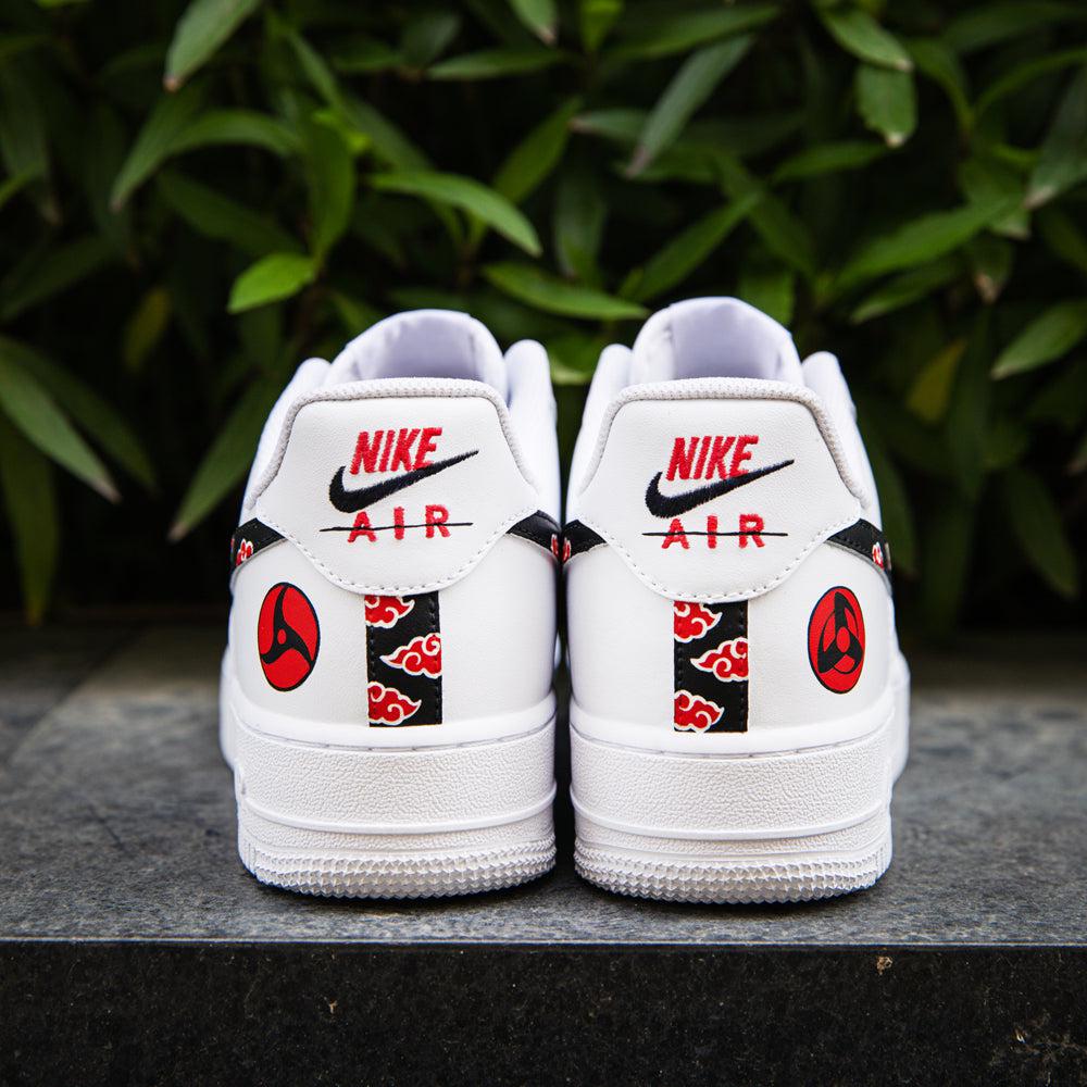 Naruto Red Cloud Air Force 1s Custom Shoes Sneakers-shecustomize