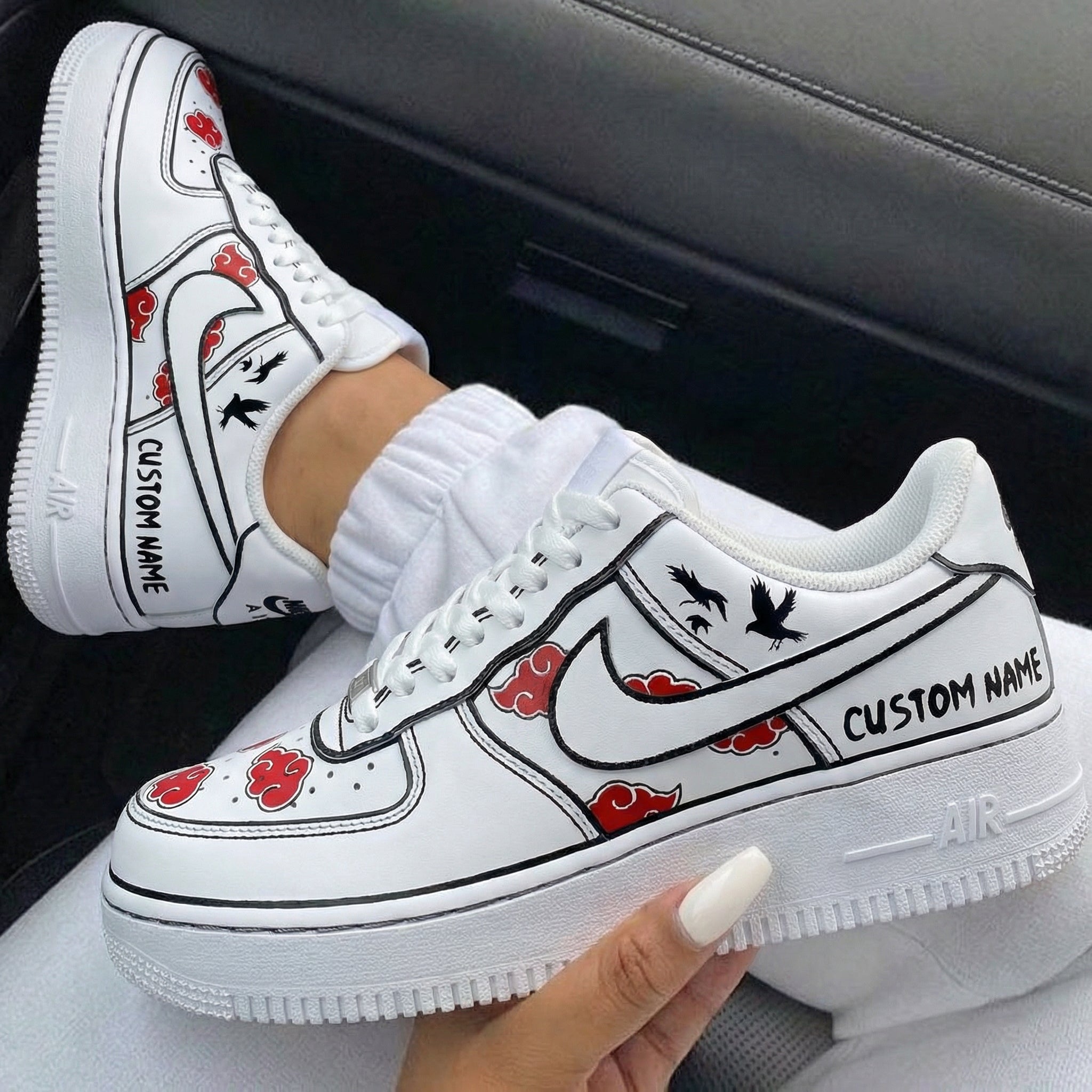 Red Cloud Black Bird Custom Air Force 1-shecustomize