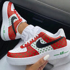 Red Green Heart Custom Air Force 1-shecustomize