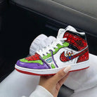 Red Green Purple Spider - Man Custom Air Jordan 1-shecustomize