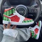 Red Green Watermelon Custom Air Jordan 1-shecustomize