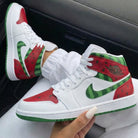 Red Green Watermelon Custom Air Jordan 1-shecustomize