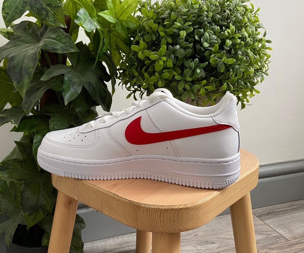 Red Heart Custom Air Force 1 SHECUSTOMIZE