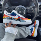 Red Orange Yellow Blue Starry Sky Mountain Custom Air Force 1-shecustomize