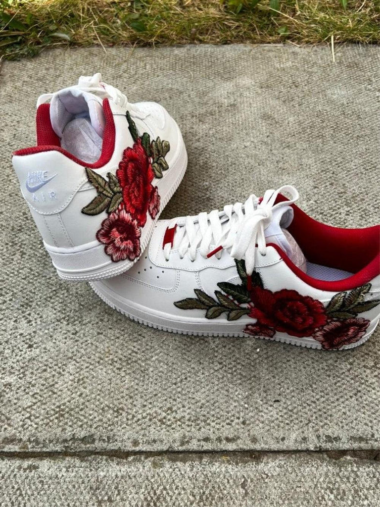 Red Rose Custom Air Force 1-shecustomize