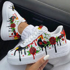 Red Rose Drip Custom Air Force 1-shecustomize