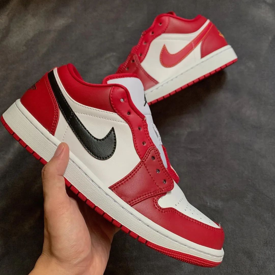 Red White Black Custom Air Jordan 1-shecustomize