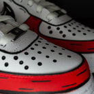 Red White Cartoon Custom Air Force 1-shecustomize
