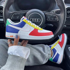 Red Yellow Blue Green Block Custom Air Force 1