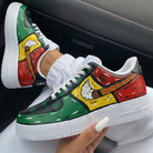Red Yellow Green Black Pipe Cannabis Leaves Custom Air Force 1-shecustomize