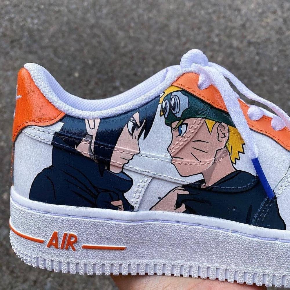 Naruto and Sasuke Amine Custom Air Force 1-shecustomize