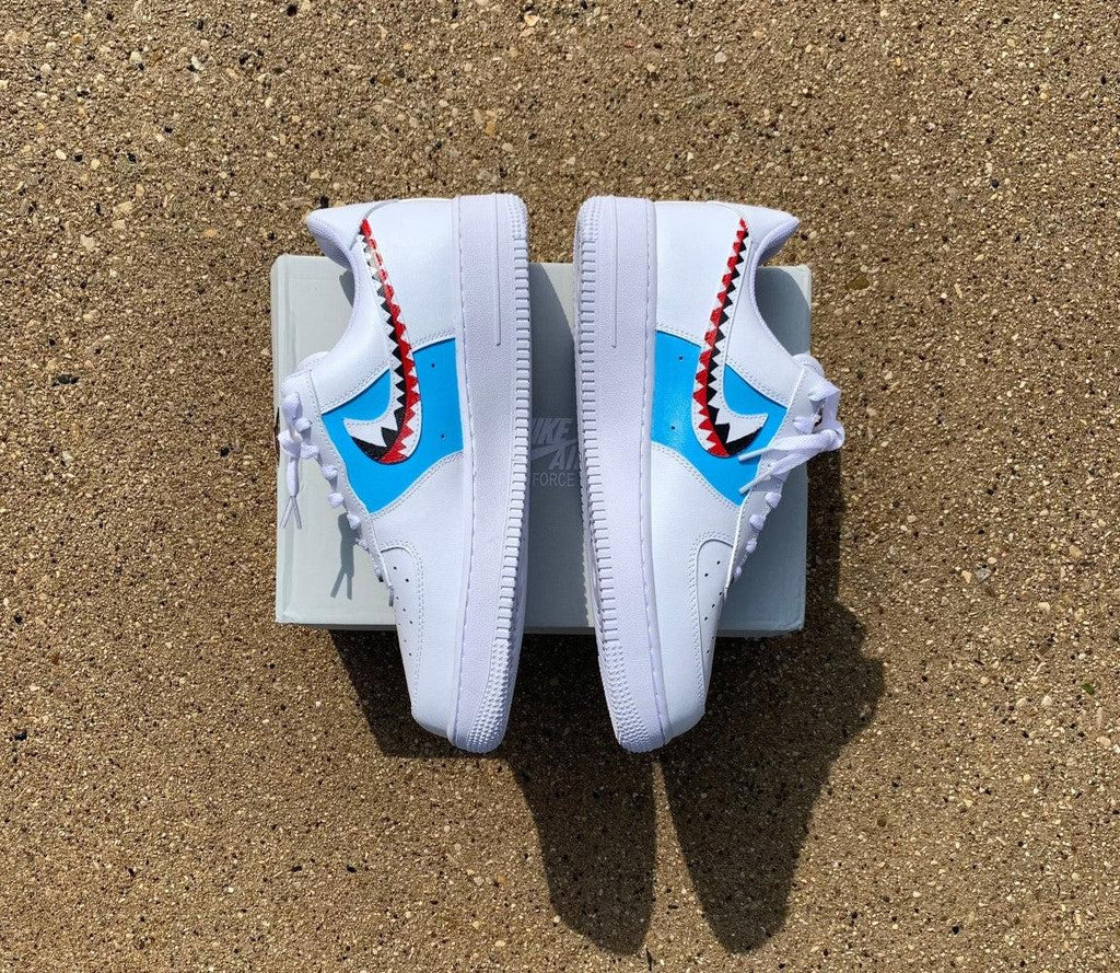 Shark Teeth Custom Air Force 1-shecustomize