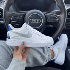 Silver Blue City Print Custom Air Force 1-shecustomize