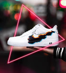 Sleek Black Pixel Art Pattern Custom Air Force 1-shecustomize