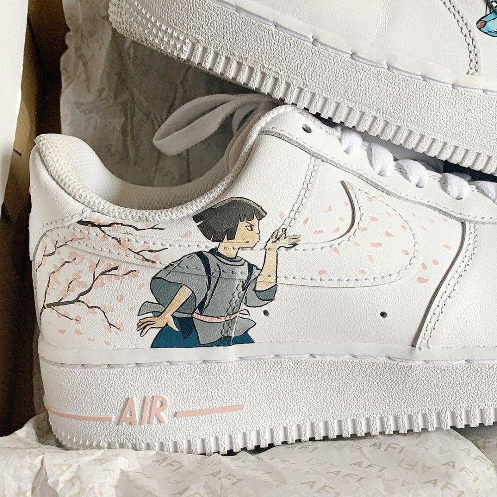 Spirited Away Haku And Chihiro Custom Air Force 1-shecustomize