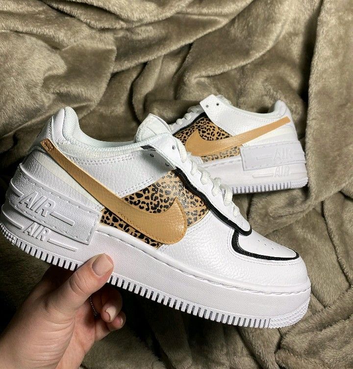 Tan Leopard Custom Air Force 1-shecustomize
