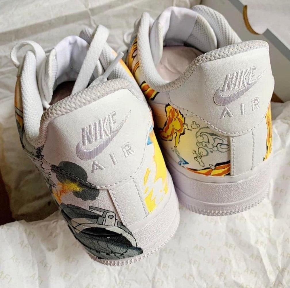 Tanjiro X Bakugo X Todoroki X Yoriichi Custom Air Force 1-shecustomize