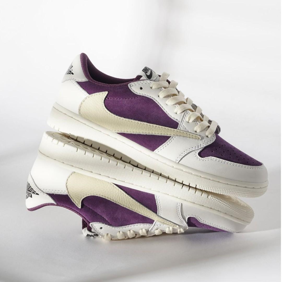 Purple Customised Jordan 1 Customs Shoes