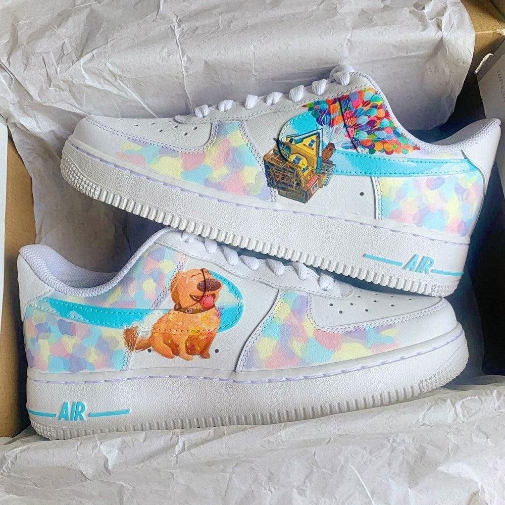 Up The Dog And Balloon House Custom Air Force 1-shecustomize