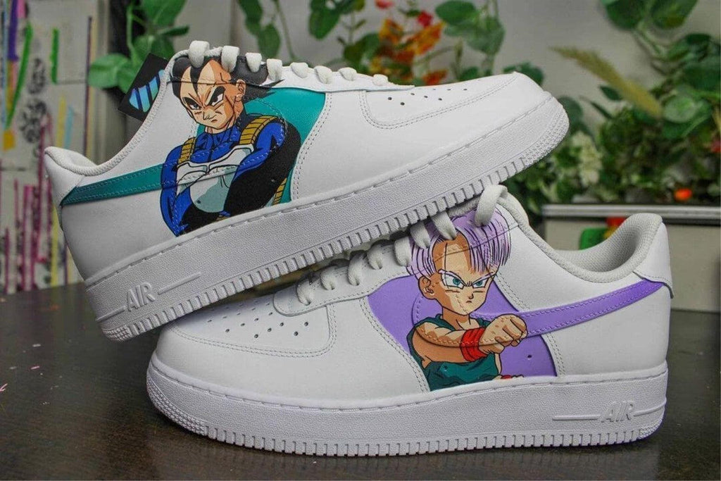 Vegeta Trunks Dragon Ball Amine Custom Air Force 1-shecustomize