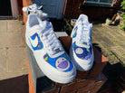 Vibrant Blue Purple Cartoon Custom Air Force 1-shecustomize