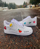 White Among Us Themed Custom Air Force 1-shecustomize
