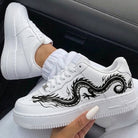 White Black Dragon Custom Air Force 1-shecustomize