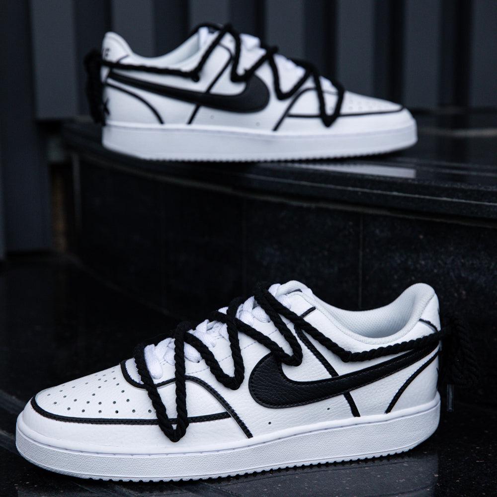 White Black Nike Count Custom Shoes Sneakers-shecustomize