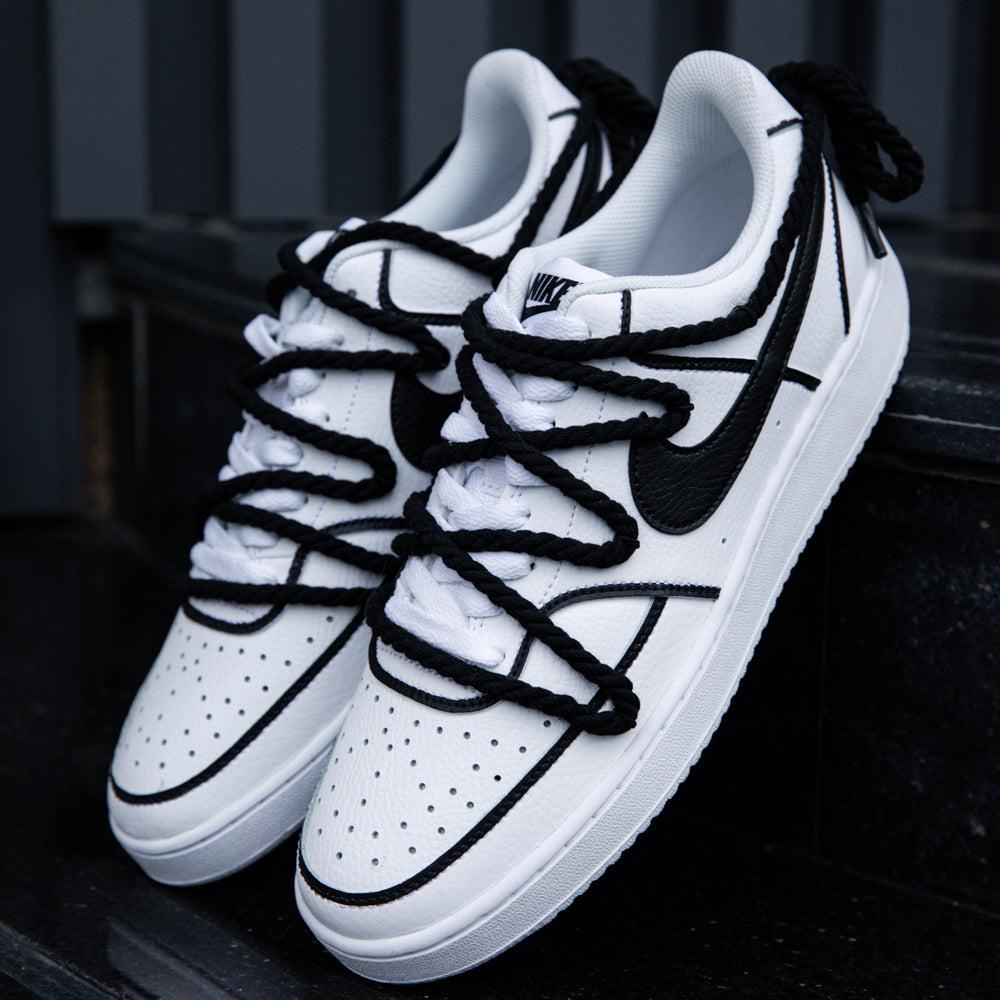 White Black Nike Count Custom Shoes Sneakers-shecustomize