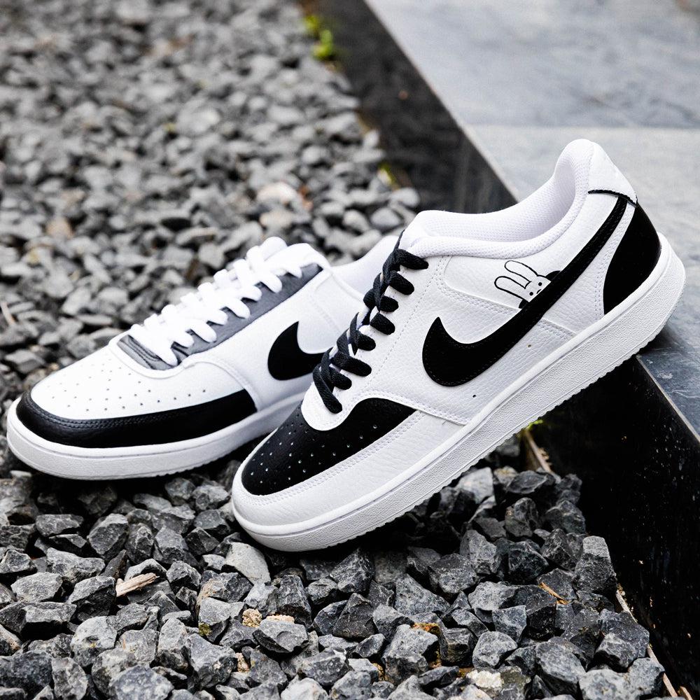 White Black Rabbit Nike Count Custom Shoes Sneakers-shecustomize