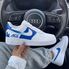 White Blue ACC Print Custom Air Force 1-shecustomize