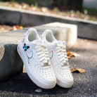 White Butterfly Custom Air Force 1-shecustomize