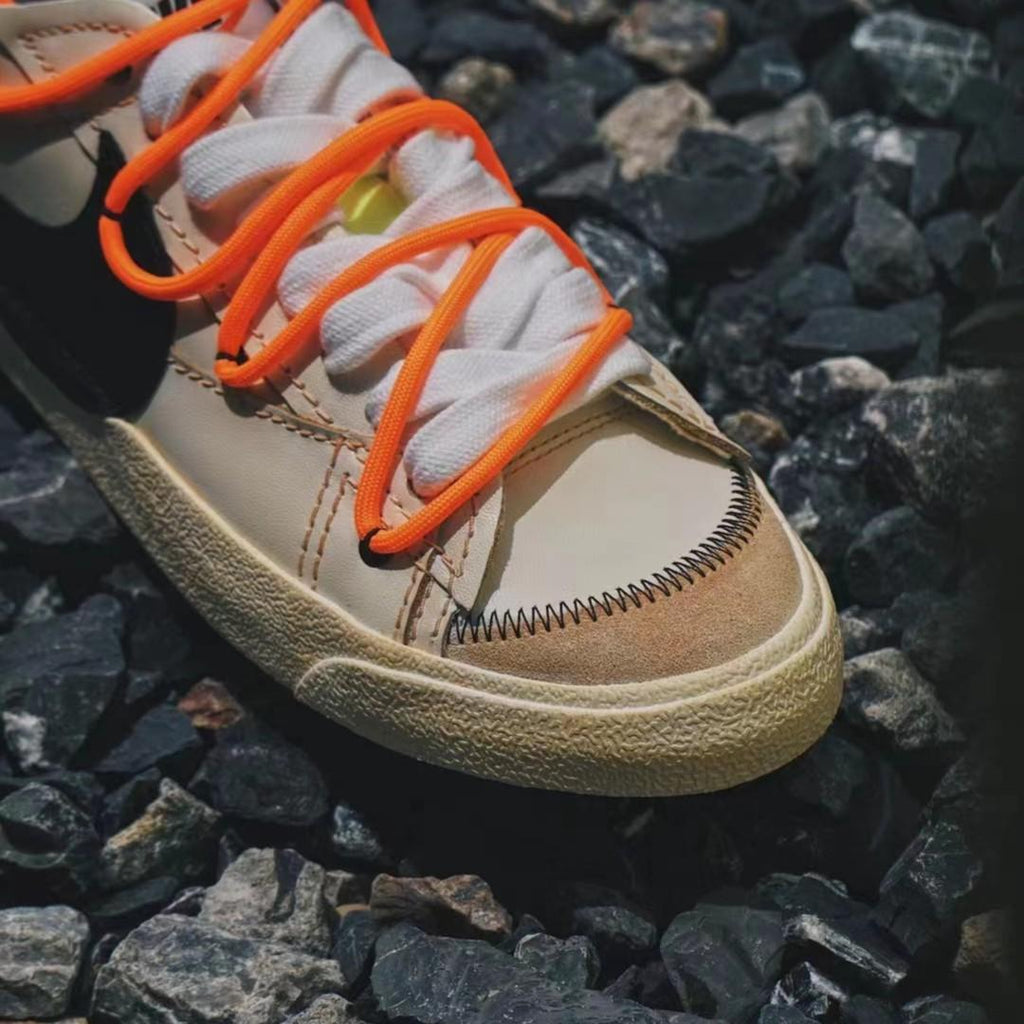 White Orange Custom Nike Shoes-shecustomize