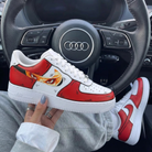 White Red Anime Eyes Custom Air Force 1-shecustomize