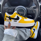 Yellow Black Chimmy Custom Air Force 1-shecustomize