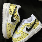 Yellow Leopard Zebra Custom Air Force 1-shecustomize