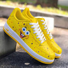 Yellow SpongeBob Themed Custom Air Force 1-shecustomize