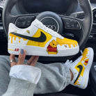 Yellow Winnie - the - Pooh Theme Custom Air Force 1-shecustomize