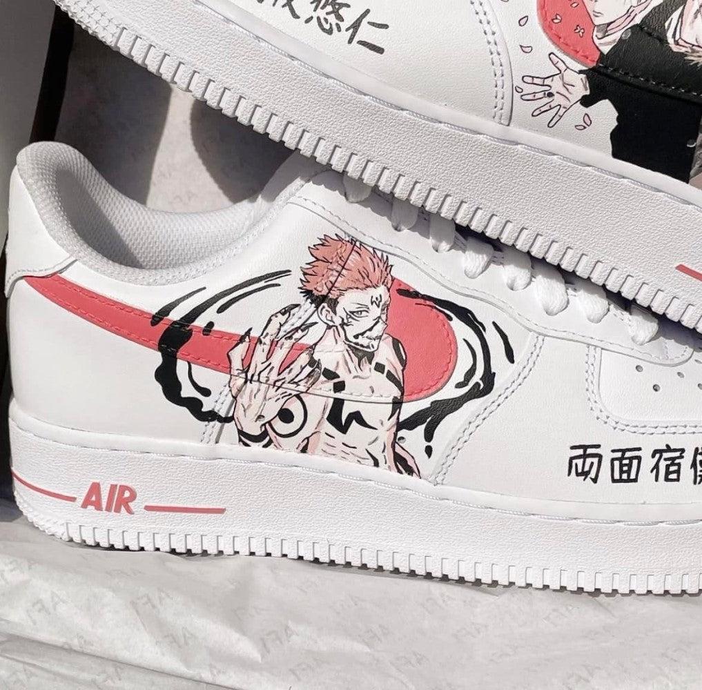 Yuji Itadori X Sukuna Custom Air Force 1-shecustomize