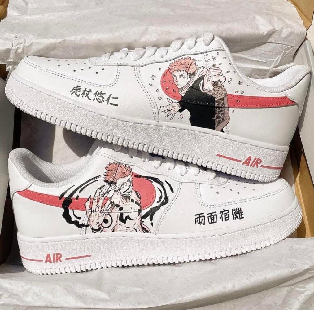 Yuji Itadori X Sukuna Custom Air Force 1-shecustomize