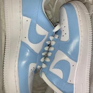 Baby Blue Air Force 1s Custom Shoes Sneakers-shecustomize