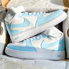Baby Blue Custom Air Force 1-shecustomize