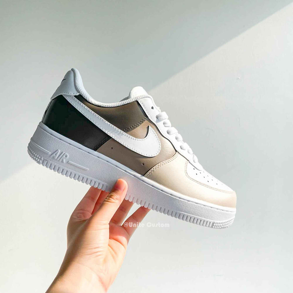 Beige Custom Air Force 1-shecustomize