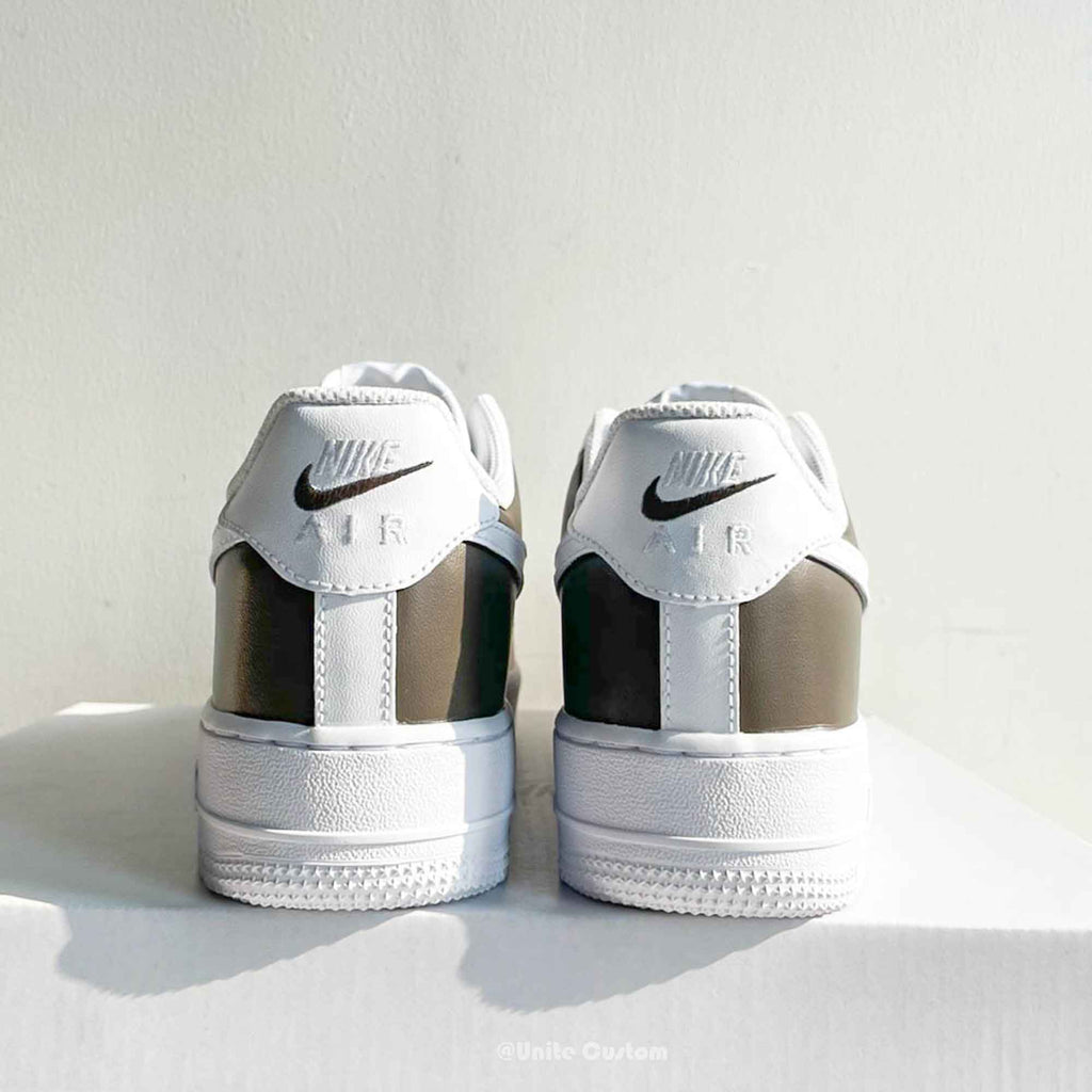 Beige Custom Air Force 1-shecustomize