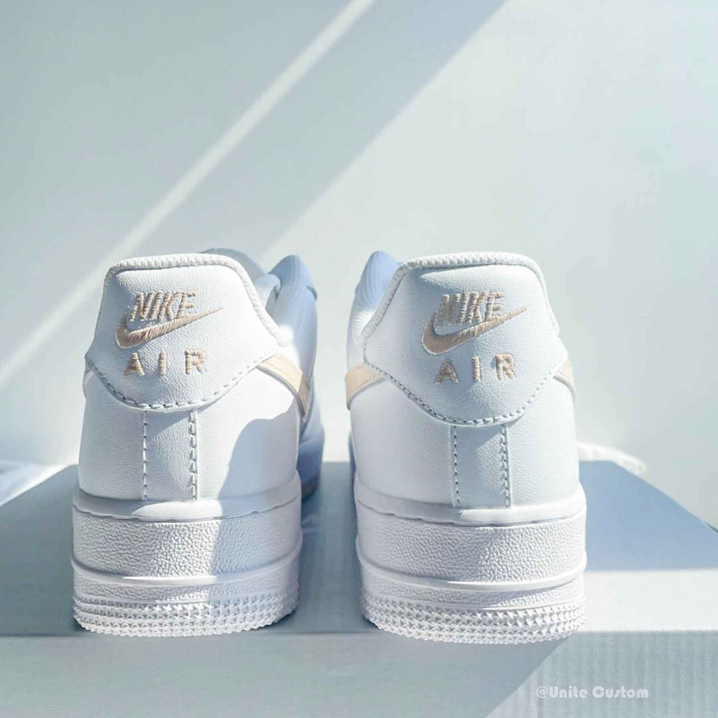 Beige Custom Air Force 1-shecustomize
