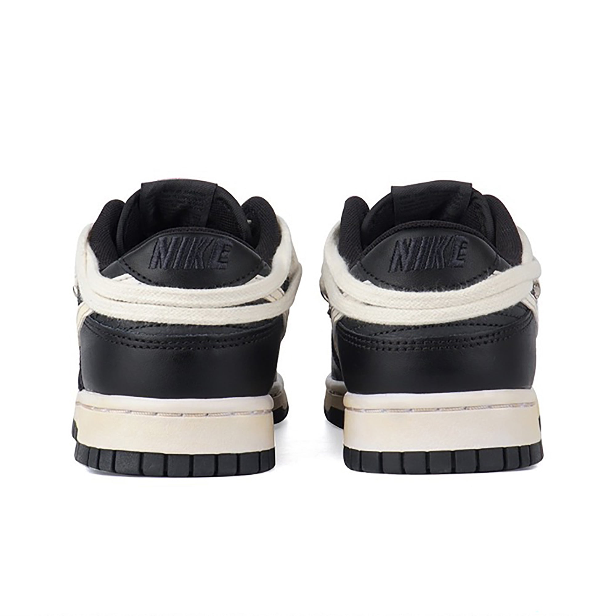 Black White Custom Nike Dunk-shecustomize