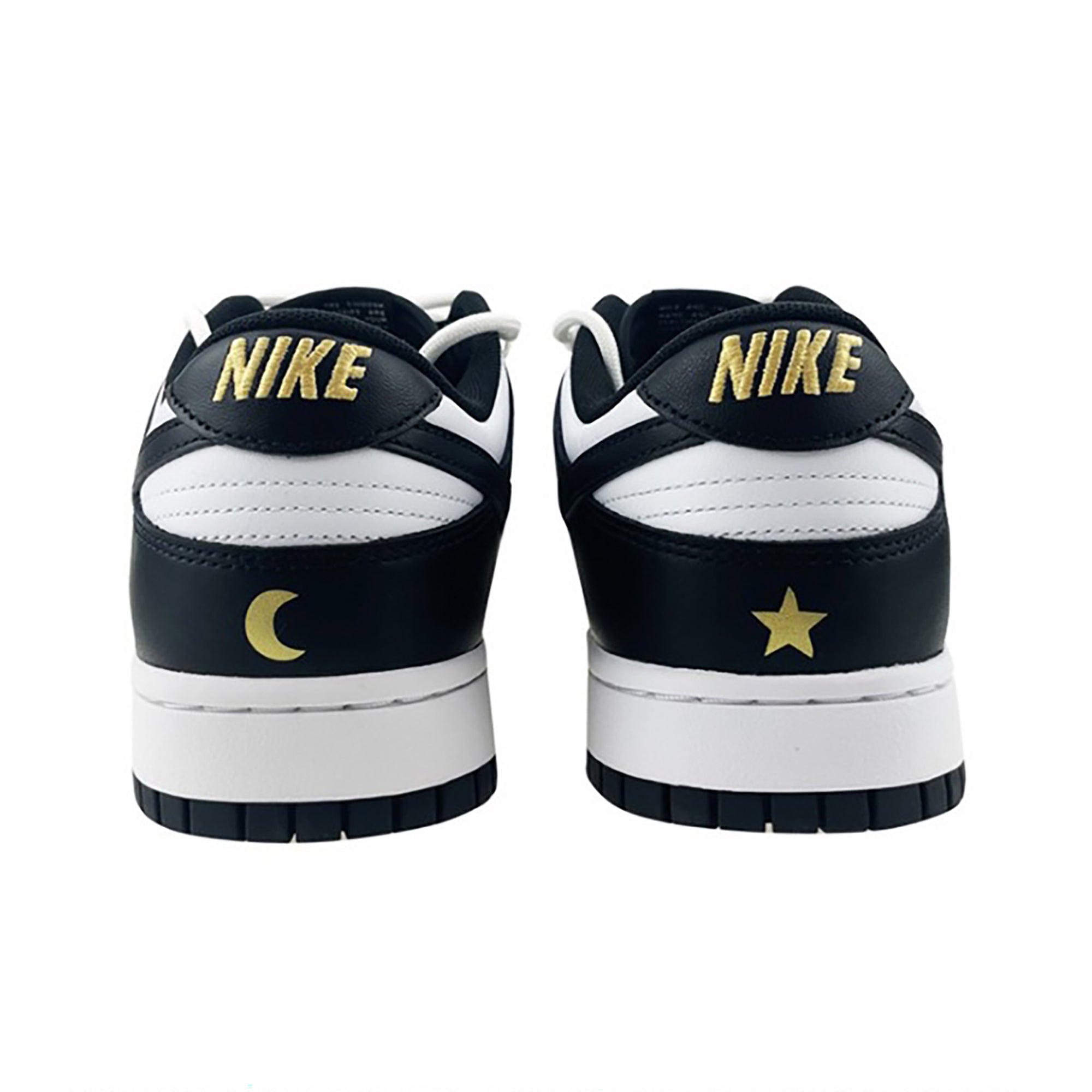 Black White Star Moon Custom Nike Dunk-shecustomize