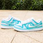 Blue Paisley Nike Dunk Custom Shoes Sneakers-shecustomize
